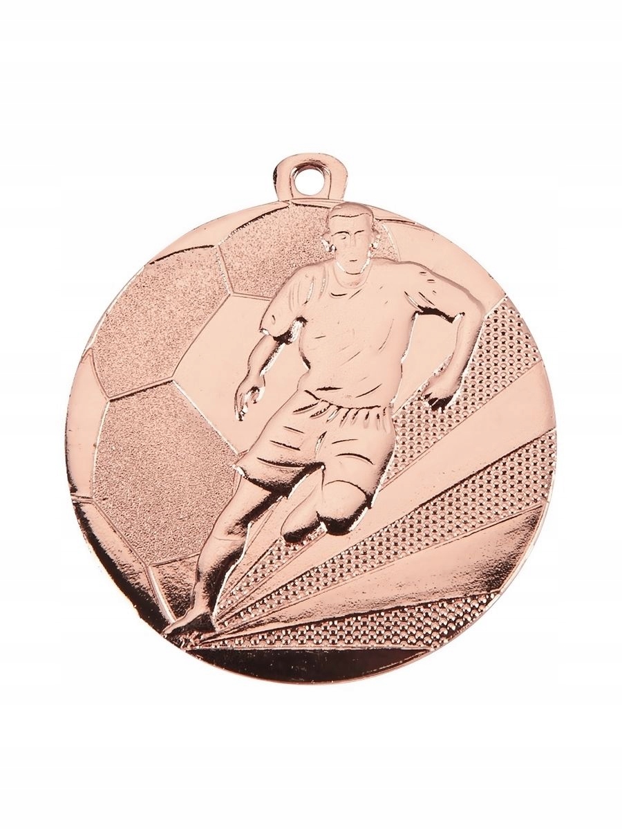 MEDAL PIŁKA NOŻNA brązowy 5 cm / 100 SZTUK
