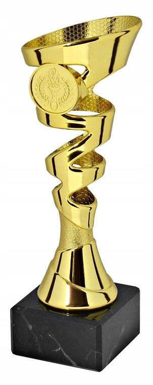 PUCHAR TRAPANI GOLD. 19 cm