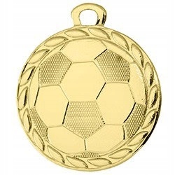 MEDAL - PIŁKA NOŻNA DI3202.01 ZŁOTY 100 SZTUK