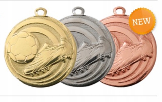 MEDAL PIŁKA NOŻNA TROFEA SPORTOWE ME.090.1. złoty - obrazek 4