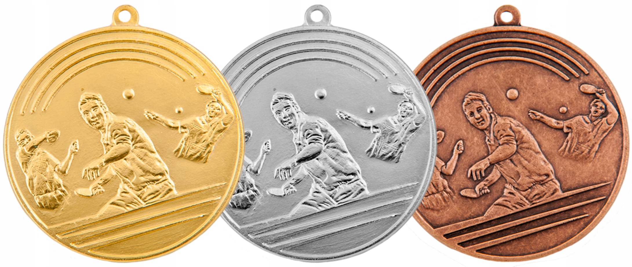 MEDAL TENIS STOŁOWY + ZAWIESZKA M18 komplet 3 szt.