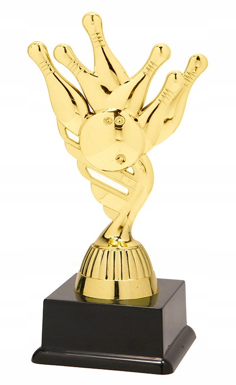 S1738-03G STATUETKA bowling H-160mm + tabliczka