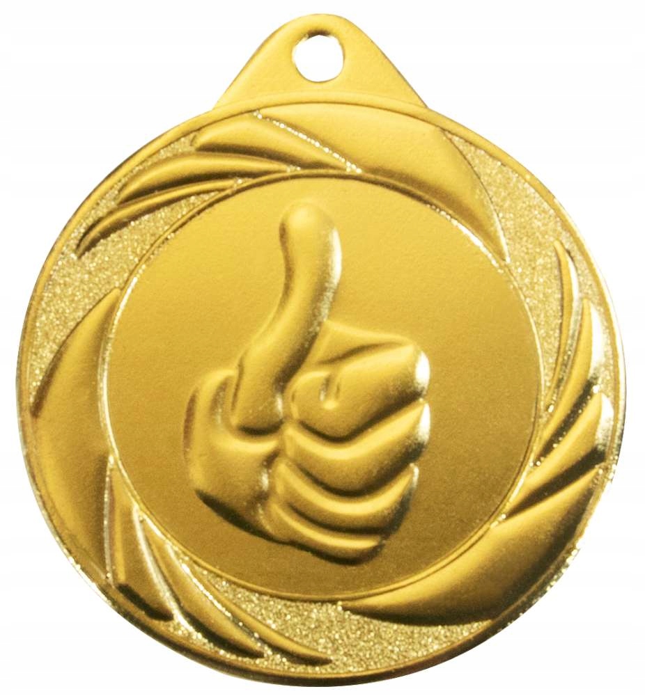 MEDAL 9346 złoty 5 cm