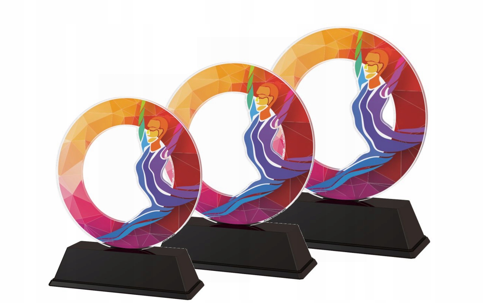 MEDAL STATUETKA TANIEC GIMNASTYKA MDA1M88C 5 cm - obrazek 3